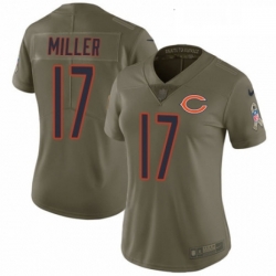 Womens Nike Chicago Bears 17 Anthony Miller Limited Olive 2017 Salute to Service NFL Jersey