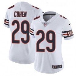 Womens Nike Chicago Bears 29 Tarik Cohen Elite White NFL Jersey