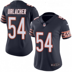 Womens Nike Chicago Bears 54 Brian Urlacher Elite Navy Blue Team Color NFL Jersey