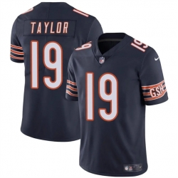 Youth Chicago Bears 19 Tory Taylor Navy Vapor Stitched Football Jersey