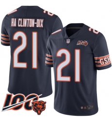 Youth Chicago Bears 21 Ha Ha ClintonDix Navy Blue Team Color 100th Season Limited Football Jersey