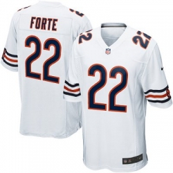 Youth Chicago Bears 22# Matt Forte Game White Jersey