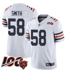 Youth Chicago Bears 58 Roquan Smith White 100th Season Limited Football Jersey