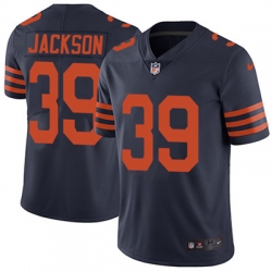 Youth Nike Bears #39 Eddie Jackson Navy Blue Alternate Stitched NFL Vapor Untouchable Limited Jersey