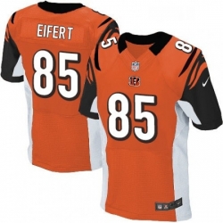 Mens Nike Cincinnati Bengals 85 Tyler Eifert Elite Orange Alternate NFL Jersey