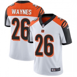 Nike Bengals 26 Trae Waynes White Men Stitched NFL Vapor Untouchable Limited Jersey 965