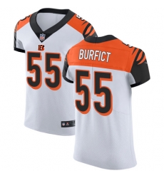 Nike Bengals #55 Vontaze Burfict White Mens Stitched NFL Vapor Untouchable Elite Jersey