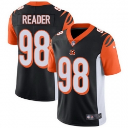 Nike Bengals 98 D J  Reader Black Team Color Men Stitched NFL Vapor Untouchable Limited Jersey