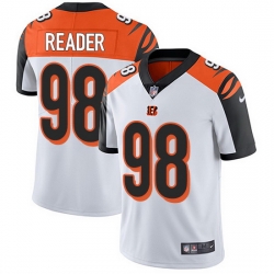 Nike Bengals 98 D J  Reader White Men Stitched NFL Vapor Untouchable Limited Jersey