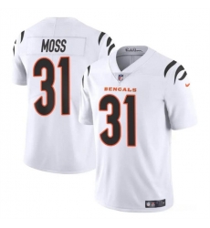 Youth Cincinnati Bengals 31 Zack Moss White Vapor Untouchable Limited Stitched Jersey