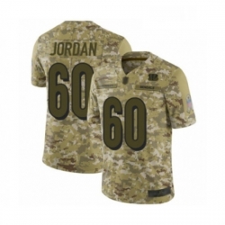 Youth Cincinnati Bengals 60 Michael Jordan Limited Camo 2018 Salute to Service Football Jersey