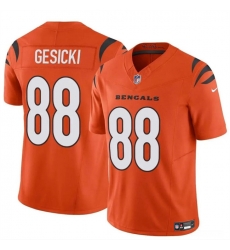 Youth Cincinnati Bengals 88 Mike Gesicki Orange 2024 F U S E  Vapor Untouchable Limited Stitched Jersey