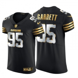 Cleveland Browns 95 Myles Garrett Men Nike Black Edition Vapor Untouchable Elite NFL Jersey