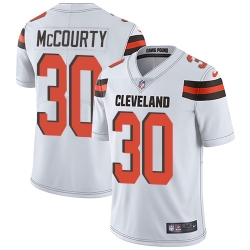 Men Nike Browns #30 Jason McCourty White Stitched NFL Vapor Untouchable Limited Jersey