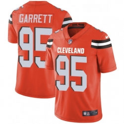 Youth Nike Cleveland Browns 95 Myles Garrett Elite Orange Alternate NFL Jersey