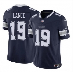 Men Dallas Cowboys 19 Trey Lance Navy 2023 F U S E Vapor Untouchable Limited Stitched Football Jersey