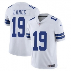 Men Dallas Cowboys 19 Trey Lance White Vapor Untouchable Limited Stitched Football Jersey