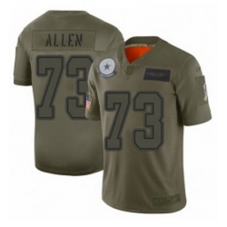 Men Dallas Cowboys 73 Larry Allen Limited Camo 2019 Salute to Service Football Jersey