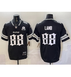 Men Dallas Cowboys 88 CeeDee Lamb Black 2025 F U S E Gothic Lone Star Edition With Established In 1960 Patch Vapor Limited Stitched Football Jersey Men Dallas Cowboys 88 CeeDee Lamb Black 2025 F U S E Gothic Lone Star Edition With Established In 1960 Patch Vapor Limited Stitched Football Jersey
