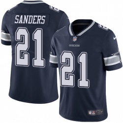 Mens Nike Dallas Cowboys 21 Deion Sanders Navy Blue Team Color Vapor Untouchable Limited Player NFL Jersey