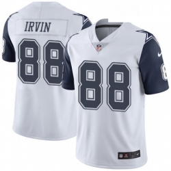 Mens Nike Dallas Cowboys 88 Michael Irvin Limited White Rush Vapor Untouchable NFL Jersey