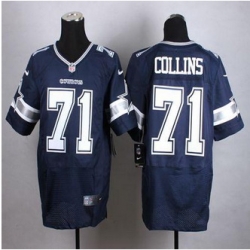 New Dallas Cowboys #71 La'el Collins Navy Blue Team Color Men Stitched NFL Elite jersey