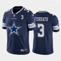 Nike Cowboys 3 Kai Forbath Navy Team Big Logo Number Vapor Untouchable Limited Jersey