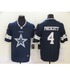 Nike Cowboys 4 Dak Prescott Navy Team Big Logo Vapor Untouchable Limited Jersey