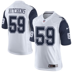 Nike Cowboys #59 Anthony Hitchens White Mens Stitched NFL limited Jerseys