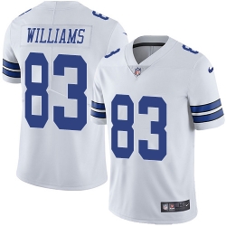 Nike Cowboys #83 Terrance Williams White Mens Stitched NFL Vapor Untouchable Limited Jersey