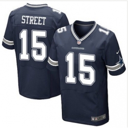 Nike Dallas Cowboys #15 Devin Street Navy Blue Team Color Men 27s Stitched NFL Elite Jersey