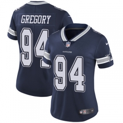 Nike Cowboys #94 Randy Gregory Navy Blue Team Color Womens Stitched NFL Vapor Untouchable Limited Jersey