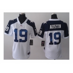 Nike women nfl jerseys dallas cowboys #19 austin thankgivings white