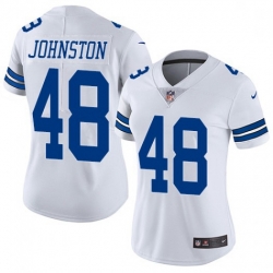 Women Dallas Cowboys Daryl Johnston 84 Nike Vapor White Limited Jersey