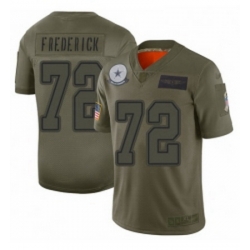 Womens Dallas Cowboys 72 Travis Frederick Limited Camo 2019 Salute to Service Football Jersey