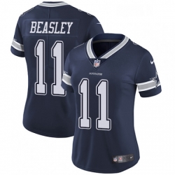 Womens Nike Dallas Cowboys 11 Cole Beasley Elite Navy Blue Team Color NFL Jersey