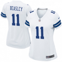 Womens Nike Dallas Cowboys 11 Cole Beasley Game White NFL Jersey