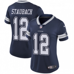 Womens Nike Dallas Cowboys 12 Roger Staubach Elite Navy Blue Team Color NFL Jersey