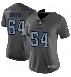 Womens Nike Dallas Cowboys 54 Jaylon Smith Gray Static Vapor Untouchable Limited NFL Jersey