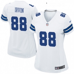 Womens Nike Dallas Cowboys 88 Michael Irvin Game White NFL Jersey