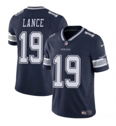 Youth Dallas Cowboys 19 Trey Lance Navy Vapor Untouchable Limited Stitched Football Jersey