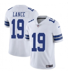 Youth Dallas Cowboys 19 Trey Lance White Vapor Untouchable Limited Stitched Football Jersey
