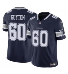 Youth Dallas Cowboys 60 Tyler Guyton Navy 2024 Draft F U S E Vapor Untouchable Limited Stitched Football Jersey