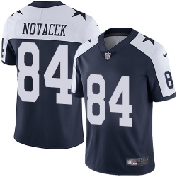 Youth Nike Cowboys #84 Jay Novacek Navy Blue Thanksgiving Stitched NFL Vapor Untouchable Elite Throwback Jersey