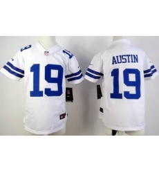 Youth Nike Dallas Cowboys #19 Miles Austin White Nike NFL Jerseys