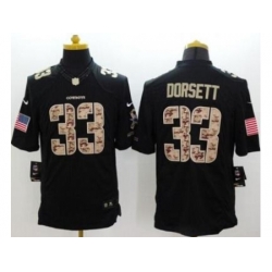 Youth Nike Dallas Cowboys 33 Tony Dorsett Black Stitched NFL Limited Salute to Service Jersey