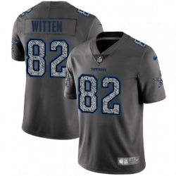 Youth Nike Dallas Cowboys 82 Jason Witten Gray Static Vapor Untouchable Limited NFL Jersey