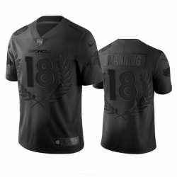 Denver Broncos 18 Peyton Manning Men Nike Black NFL MVP Limited Edition Jersey