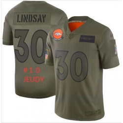 Men Broncos 10 Jerry Jeudy Salute To Service NFL Stitched Jersey