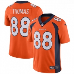 Men Nike Denver Broncos 88 Demaryius Thomas Orange Team Color Vapor Untouchable Limited Player NFL Jersey